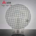 ATO creative tableware galss plate round glass plate